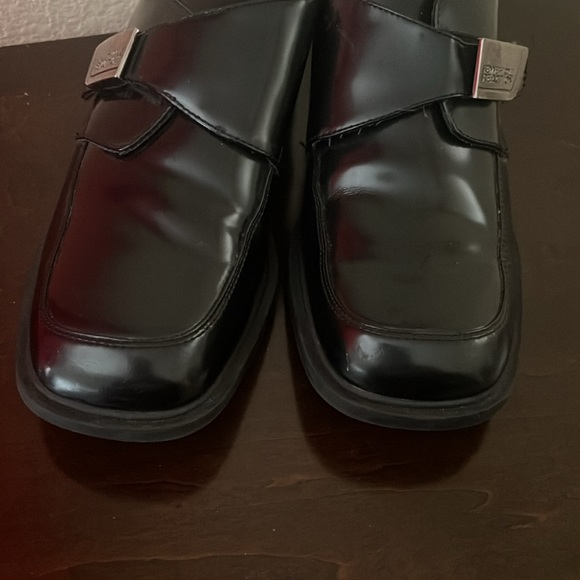 Kenneth Cole Black Leather Fast Cash 2 Dress Shoe Size 6 M boys - Picture 5 of 7